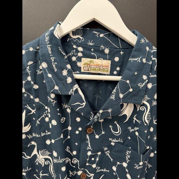 Rare Patagonia Pataloha Men’s Large Hawaiian Shirt - Picture 3 of 9